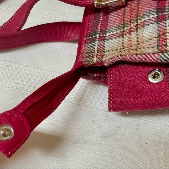 💖FOSSIL Plaid Pink Handbag💖 - Picture 5 of 14